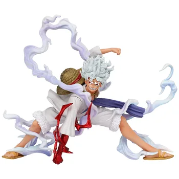 17cm One Piece Anime Duomenys Nika Luffy Pavara 5 Veiksmų Skaičius, Įrankių 5 Saulės Dievo Pvc Statulėlės Gk Statula Modelio Apdailos Lėlės, Žaislai