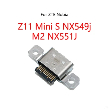 5VNT/Daug ZTE Nubija Z11 Mini S NX549j / M2 NX551J Tipas-C USB Įkrovimo Dokas Įkrovimo Lizdas Uosto Jack Plug Jungtis