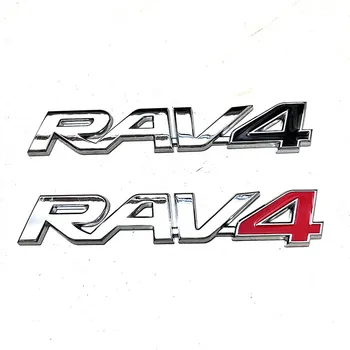 ABS Automobilių optikos UŽ RAV4 RAV-4 Logotipą, Automobilių Laišką Galinis bagazines dangtis bagažo skyriaus Lipdukai Logotipas Ženklelis, Lipdukas, Decal, Auto Priedai