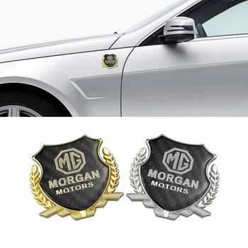 Anglies Pluošto Auto Eksterjero Reikmenys, Metalo Ženklelis MORRIS GARAŽAS Logotipą MG 3 5 6 7 TF ZR Morris 3 SUV Automobilių Lipdukas Emblema