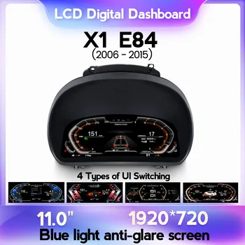 Automobilių LCD Priemonės Indikatorius Skaitmeninis Grupių BMW X1 E84 2009 2010 2011 2012 2013 2014 2015 Automobilio prietaisų Skydelyje Spidometro Skydelis Linux
