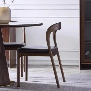 Balta Oda, Virtuvės, Valgomojo Kėdės Nordic Dizainas Atsipalaiduoti Odininkas Biuro Kėdė Žaidimų Baras Silla Comedor Valgomojo Baldai