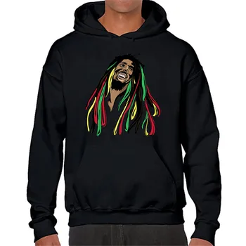 Hip-Hop, Reggae, Bob Marley Vyrų Hoodies 320gsm Medvilnės Drabužiai Moterims Vyrų Harajuku Megztinis Vyrams, Prekės Bliuzono Negabaritinių Marškinėlius