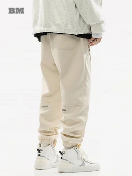 Korėjos Mados Hip-Hop Krepšinio Kelnės Vyrams Streetwear Atsitiktinis Sweatpants Harajuku Poilsiu Japonijos Madinga Sport Vyriškos Kelnės