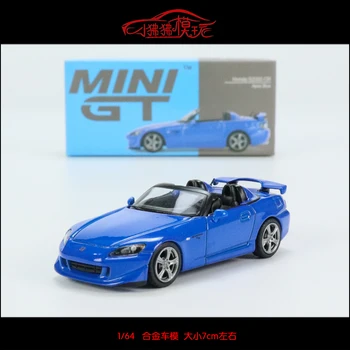 MINI GT 1:64 Honda S2000 AP2 CR Kolekcija, lieto lydinio automobilių apdailos modelio žaislai