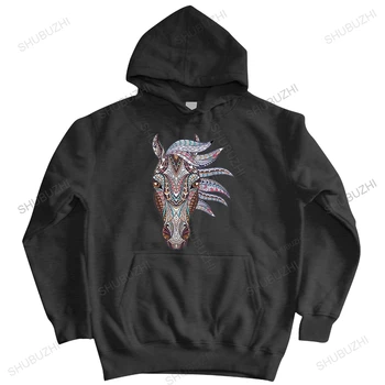 Naujas hoodies juoda gobtuvu striukė vyrams, prekės ženklo drabužių Asmeninį arklių juokinga hoodie vyrų rudens palaidinukė bliuzono plius dydis