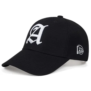 naujas Mados Juodas Dangtelis Vyras Prabangos Prekės ženklo Lauko Sporto Beisbolo Kepurės Vyrams Skrybėlę Beisbolo Kepuraitės, Kaulų Masculino