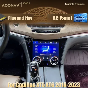 Naujausias AC Skydelį Už Cadillac XT5 XT6 2016-2023 LCD Jutiklinis Ekranas LCD Oro Būklės Kontrolės Stereo Klimato Valdybos Padalinys