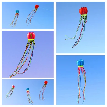 nemokamas pristatymas 8m medūzos aitvarai plaukioja žaislai vaikams aitvarai linija, lauko sporto, paplūdimio aitvarai ritės vėjo drakonas plaukioja Erelis aitvaras