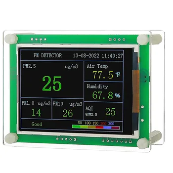 Oro Kokybei Stebėti Kd2.5 Kd10 Pm1.0 Detektorius Patalpų Dujų Kokybės Monitorių už Automobilių, Namų ir Pan. (Pm1.0, Kd2.5, Kd10)