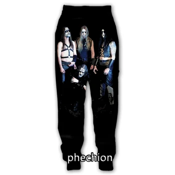 phechion Naujas Mados Vyrai/Moterys Dark Funeral Band 3D Atspausdintas Atsitiktinis Kelnės Naujovė Streetwear Vyrų Prarasti Sportinės Kelnės Q03