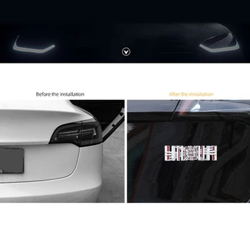Pledas Automobilių Klijų Bagažinės 3D Įterpti Lipdukai Atsparus Oro Ženklelis GTWS