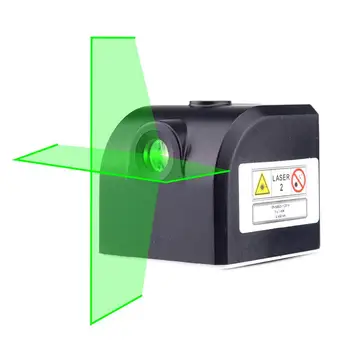 Tiksliai Kampas Nešiojamų Lygio Reguliavimas dešinė Linijos Mini Magnetas 360° 2 Žalia/raudona Vertikali Kryžiaus 1 Įrankio Lygis Fixat Su