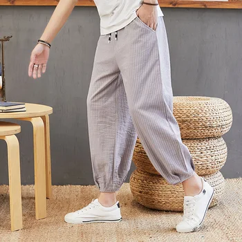 Vyriški Negabaritinių Krovinių Kelnės Mados Hip-Hop Sweatpants Kelnės Juostele Streetwear Sweatpants Pantalones Atsitiktinis Techwear Kelnės
