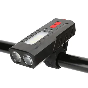 ZK40 Dviračio Žibintas priekinis žibintas Dviračio Žibintuvėlis LED USB Įkrovimo Dviračių Šviesos Saugaus Naktį Jojimo MTB Vairo Banko Dviračio Žibintuvėlis