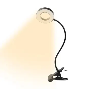 Įrašo Skaitymo Šviesos Lova Akių Apsauga Gooseneck Knygos Šviesa 360 Laipsnių Pasukti Lempa Su 48 LED Lempos Žetonų Už